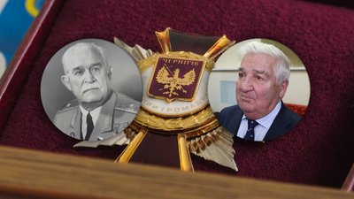 Почесні громадяни Чернігова Олексій Федоров та Петро Климук