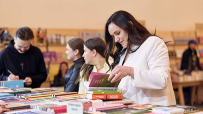 Міністерка культури Тетяна Бережна на фестивалі "Книжковий арсенал"