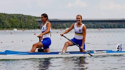 Олександра Шворак на Чемпіонаті Європи з веслування у Словаччині