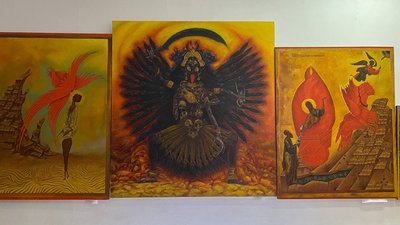 Колаж, міські пейзажі, натюрморти. У Херсоні відкрили виставку Колаж, міські пейзажі, натюрморти. У Херсоні відкрили виставку