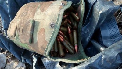 У Рубіжному на узбіччі знайшли пакет із 200 набоями