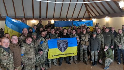 Святослав Вакарчук виступив перед бійцями 128 Закарпатської бригади