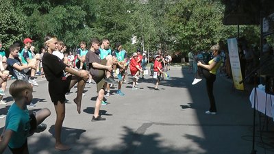 У Запоріжжі відзначили Олімпійський день руханкою У Запоріжжі відзначили Олімпійський день руханкою