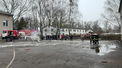 У Збаражі евакуювали 280 курсантів: розпочалися тактичні навчання У Збаражі евакуювали 280 курсантів: розпочалися тактичні навчання