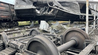 РФ завдала удару по залізниці у Харкові РФ завдала удару по залізниці у Харкові