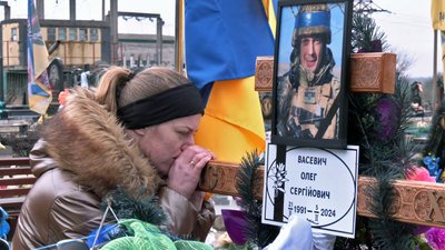 Вдова полеглого бійця Оксана Васевич