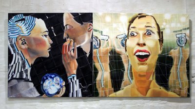 Фрагмент із циклу "Post_Human" (ювілейна виставка "Рефракція реальності") Фрагмент із циклу "Post_Human" (ювілейна виставка "Рефракція реальності")