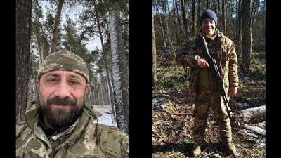 Загиблі військові ЗСУ з Київщини Віталій Котик та Олексій Марченко