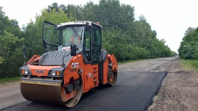 На Волині ремонтують відрізок дороги міжнародного автошляху