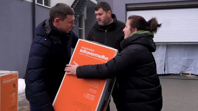 Ірпінська громада отримала газові обігрівачі від португальського міста-побратима