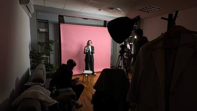 Зйомки проєкту "Хвилинка англійської". Листопад 2023.Тернопіль Зйомки проєкту "Хвилинка англійської". Листопад 2023.Тернопіль