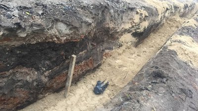 У Ніжині під час реконструкції вулиці Гоголя знайшли підземелля У Ніжині під час реконструкції вулиці Гоголя знайшли підземелля