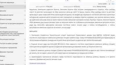 Тернопільській єпархії УПЦ заборонили користуватися земельною ділянкою