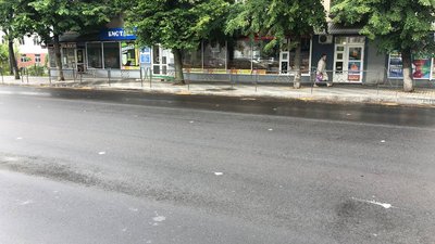 На вулицях у центрі Житомира нанесуть розмітку зі смугами для громадського транспорту і велосипедистів На вулицях у центрі Житомира нанесуть розмітку зі смугами для громадського транспорту і велосипедистів