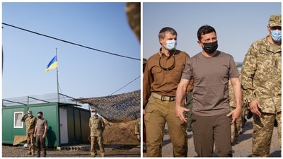 Зеленський вручив державні нагороди військовим на Донбасі