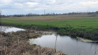 Річка Сліпорід, де виявили тіло чоловіка