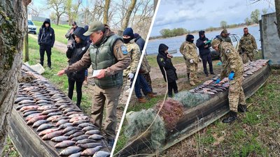 Більше 26 тисяч гривень збитків: у заказнику на Черкащині упіймали браконьєрів