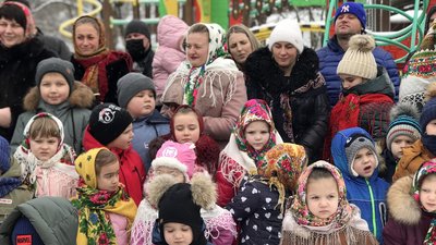 В Яблунові на Прикарпатті проводять Розколяду-2021 В Яблунові на Прикарпатті проводять Розколяду-2021
