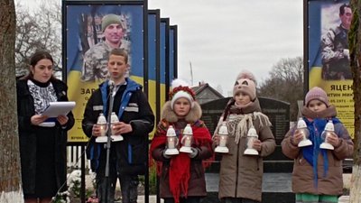 Алея Героїв, село Калинівка, Олевська громада, Житомирщина, 23 грудня 2025 року