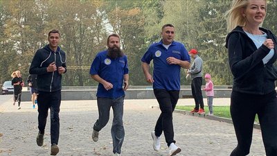 У Полтаві організували благодійний забіг "Біжу за безпечну працю"