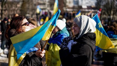У Києві влаштували Марш єдності за Україну У Києві влаштували Марш єдності за Україну