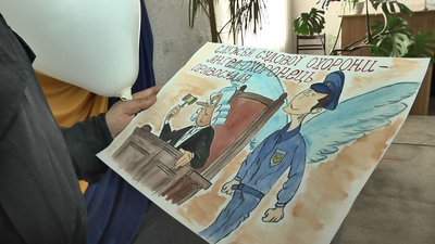 Феміда та ангел-хранитель: якими луцькі школярі бачать судових охоронців Феміда та ангел-хранитель: якими луцькі школярі бачать судових охоронців