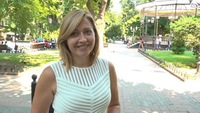 У міському саду Одеси влаштували сеанс одночасної гри в шахи У міському саду Одеси влаштували сеанс одночасної гри в шахи