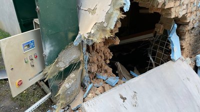 Російська армія під час обстрілу Харкова 30 серпня зруйнувала туалет Російська армія під час обстрілу Харкова 30 серпня зруйнувала туалет