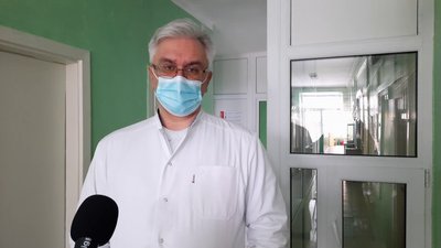 На Житомирщині понад 80% пацієнтів інфекційного відділення Чудніської лікарні перебувають на кисні На Житомирщині понад 80% пацієнтів інфекційного відділення Чудніської лікарні перебувають на кисні
