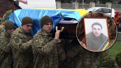 У Житомирі попрощалися з десантником Максимом Маринюком, який загинув на Харківщині