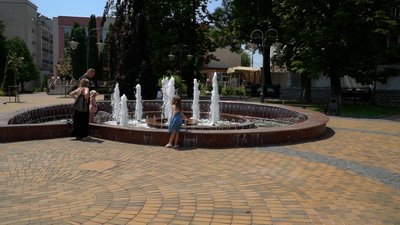 Фонтан на Майдані Незалежності у Вінниці