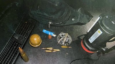 На Черкащині під час комендантської години затримали чоловіка з гранатою