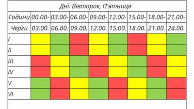 Графік вимкнення світла на Тернопільщині з 6 по 12 березня: що відомо Графік вимкнення світла на Тернопільщині з 6 по 12 березня: що відомо