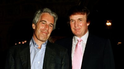 Президент США Дональд Трамп та фінансист Джеффрі Епштейн