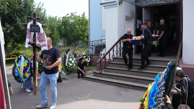 Херсон, ЗСУ, прощання, загиблий військовий, Микола Ніколайцев