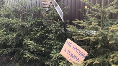 Під будинок голови КСУ привезли шибеницю Під будинок голови КСУ привезли шибеницю