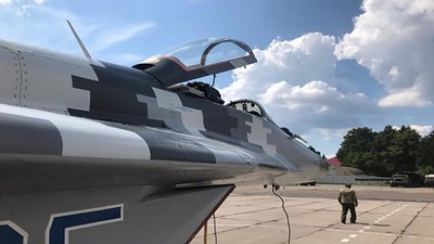 Відремонтований винищувач МіГ-29 передали луцьким військовим Відремонтований винищувач МіГ-29 передали луцьким військовим