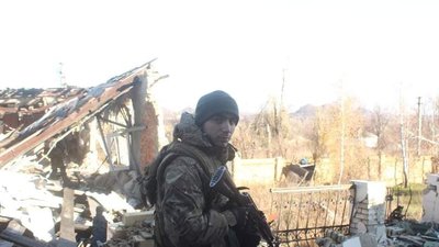 Боєць на війні