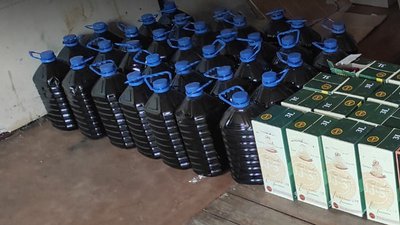 Товар на 5,5 млн гривень: на Київщині викрили підпільне виробництво алкоголю
