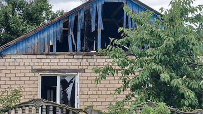 обстріл, будинок, Зеленівка
