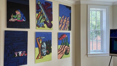 У Вашингтоні проходить виставка українських ілюстрацій про війну "Impressions of War" У Вашингтоні проходить виставка українських ілюстрацій про війну "Impressions of War"