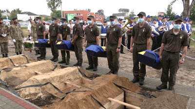 На Рівненщині перепоховали рештки воїнів УПА, яких не змогли ідентифікувати