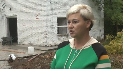 Ініціаторка створення реабілітаційного центру для поранених тварин Оксана Данілова. Ініціаторка створення реабілітаційного центру для поранених тварин Оксана Данілова.