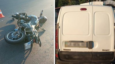 У Черкасах мотоцикліста забрала швидка внаслідок зіткнення з автомобілем