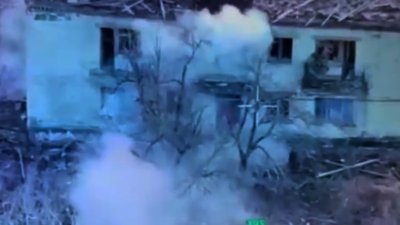 Знищення окупантів, які намагалися заховатися у будинку на Харківщині