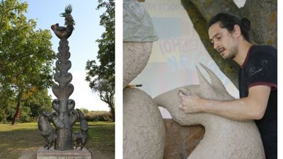 Роботи черкаського скульптора доповнили Всеукраїнський артпроєкт "Гіганти Незалежної України"