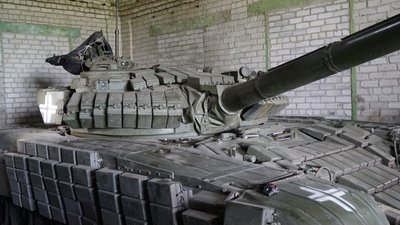 Танк Т-84 на ім'я "Мурчик"