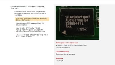 Деталь з російської ракети, якою вдарили по драмтеатру в Чернігові 19 серпня 2023 року Деталь з російської ракети, якою вдарили по драмтеатру в Чернігові 19 серпня 2023 року