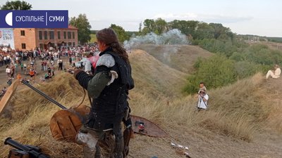На Сумщині відбулася історична реконструкція битви на Ворсклі 1399 року – репортаж На Сумщині відбулася історична реконструкція битви на Ворсклі 1399 року – репортаж