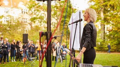 У Берліні відкрили парк, названий на честь Харкова: фоторепортаж У Берліні відкрили парк, названий на честь Харкова: фоторепортаж